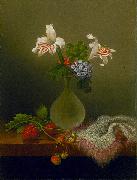 Martin Johnson Heade A Vase of Corn Lilies and Heliotrope Germany oil painting artist